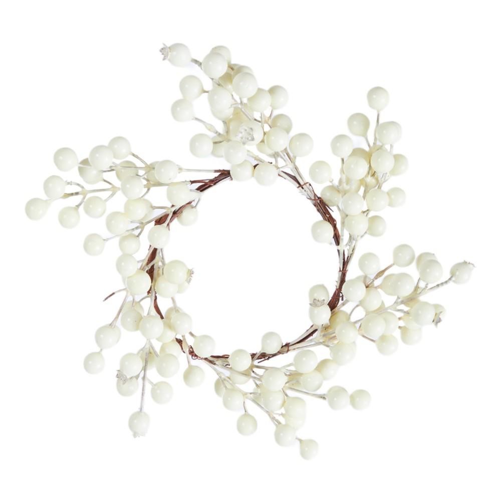 CORONCINA BACCHE CREMA CM28